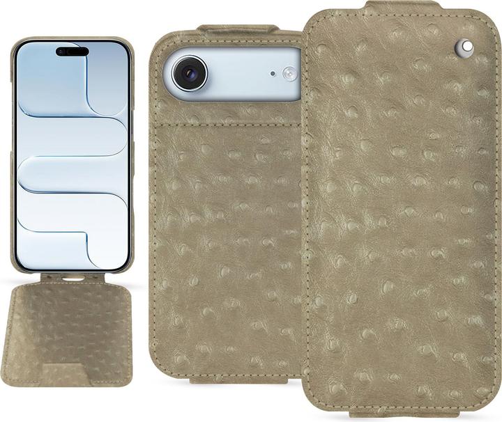 Actual product image Noreve Vertical leather shell (Apple iPhone 17)