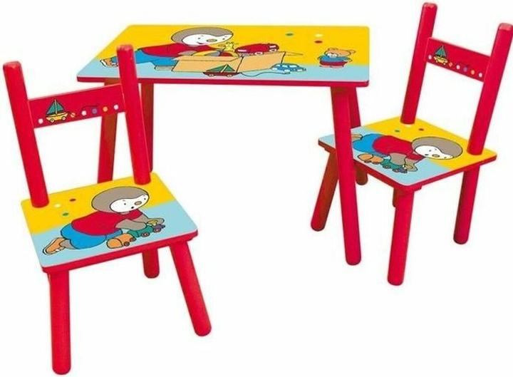 Actual product image Tisch und Stuhl Set für Kinder T'CHOUPI (High chair, Kids table)