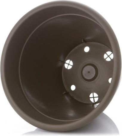 Actual product image Plasticotto Flowerpot Campana 22x18 cm Brownish (22 x 18 cm)