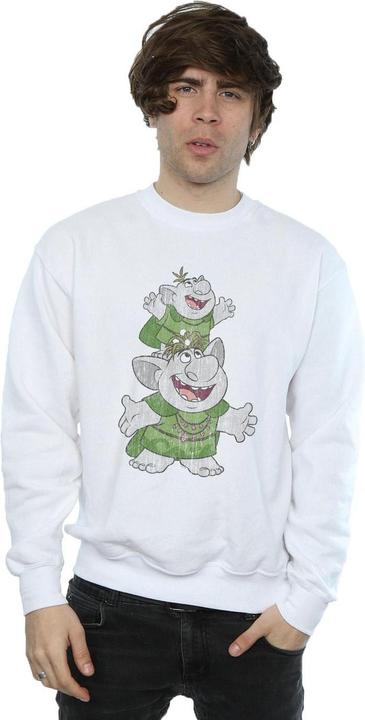 Actual product image Disney Mens Frozen Handstacking Trolls Sweatshirt (3XL)