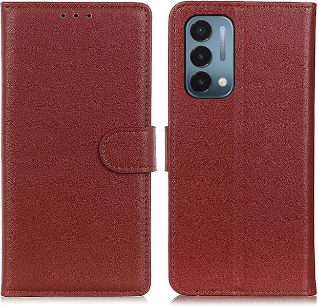 Produktbild MU Classic Litchi Leder Bookcover Series (OnePlus Nord N200 5G)