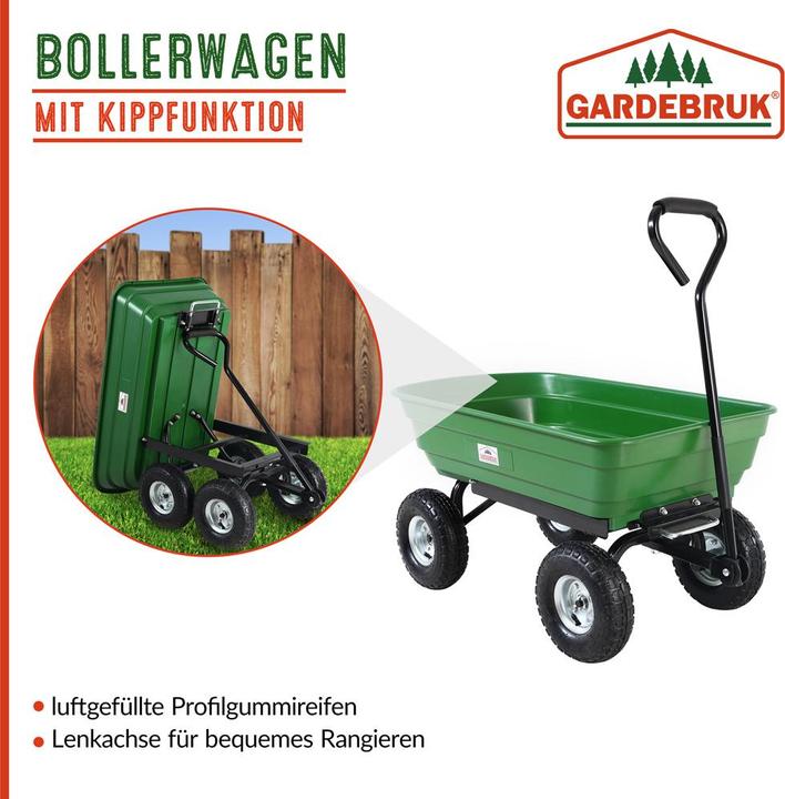 Immagine prodotto Gardebruk Carrello da giardino (300 kg)