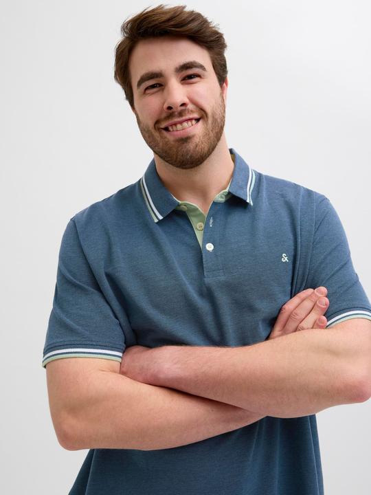 Actual product image Jack & Jones Plus Size Jjepaulos Polo Ss Noos Pls (8XL)
