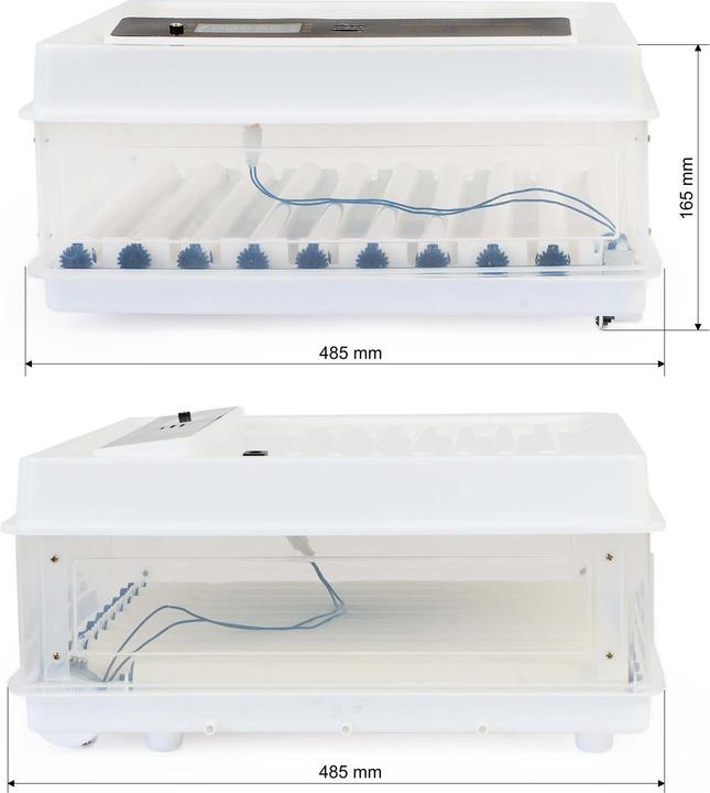 Image du produit Wiltec Fudajo Vollautomatischer Flächenbrüter Brutmaschine 64 Eier Inkubator Hühner