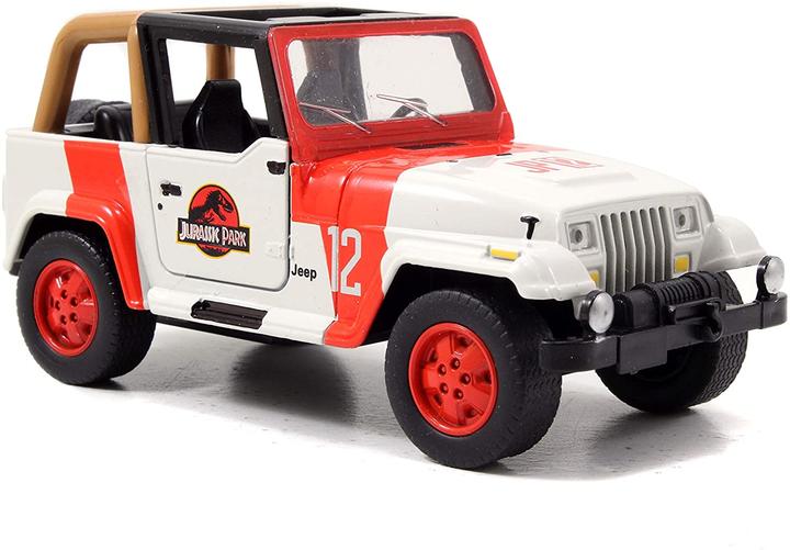Actual product image Jada Jurassic Park Jeep Wrangler 1:32