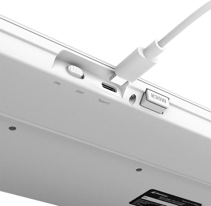 Actual product image Sharkoon OfficePal K30W wh (DE, Wireless)
