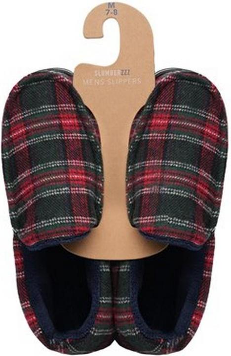 Image du produit Slumberzzz Pantoufles à carreaux pour hommes (45.5)