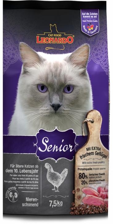 Produktbild Leonardo Cat Food Senior Geflügel (Senior, 1 Stk., 7500 g)