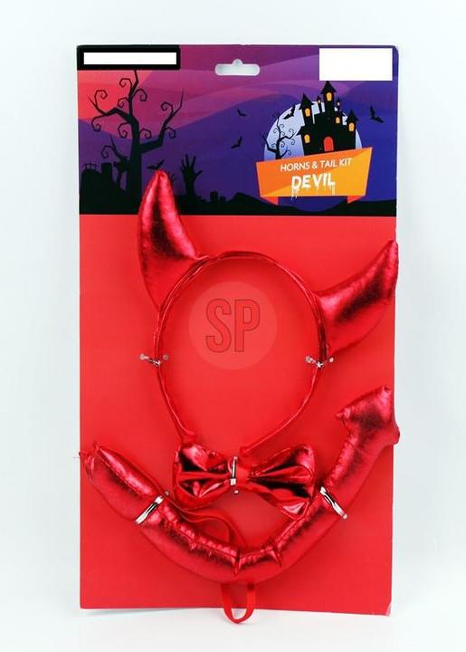 Nenurodyta A set of carnival accessories devil 348900740, red