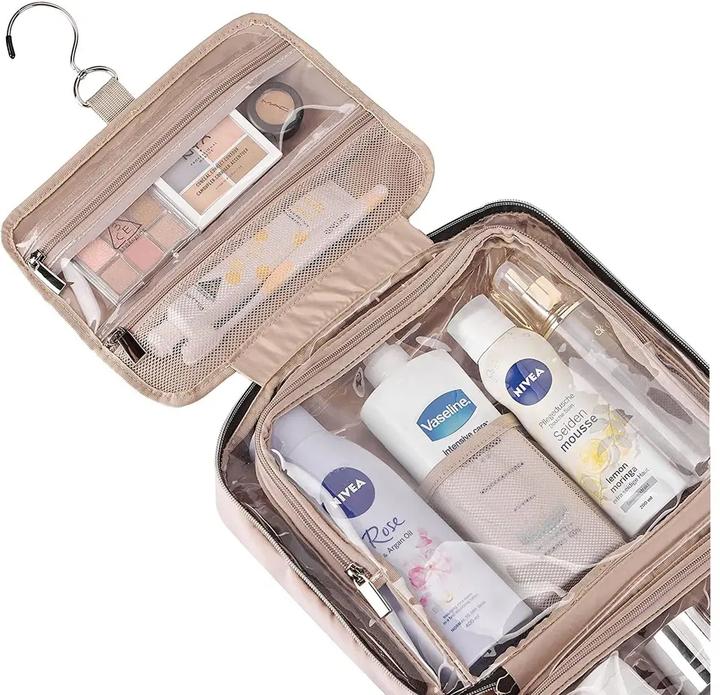 Actual product image Noya Reise Kulturbeutel Kosmetik Make Up Tasche Necessaire Organizer Bag - Rosa 30x22cm
