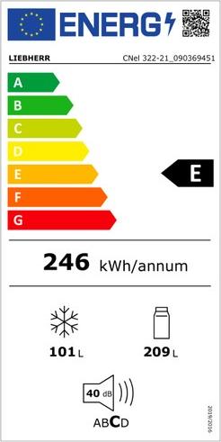 Energie-Label Liebherr CNSFD1853