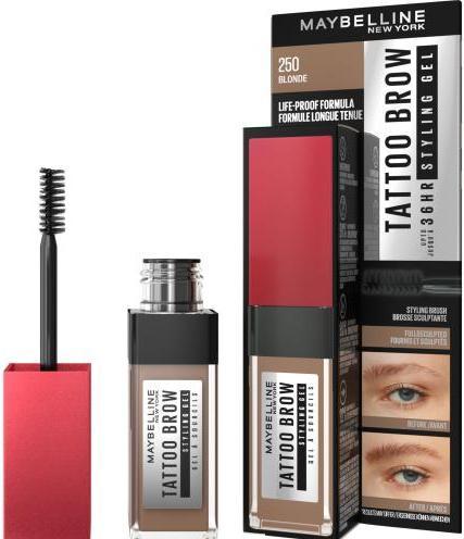 Actual product image Maybelline New York Tattoo Brow 36H Styling Gel (259 Blonde)
