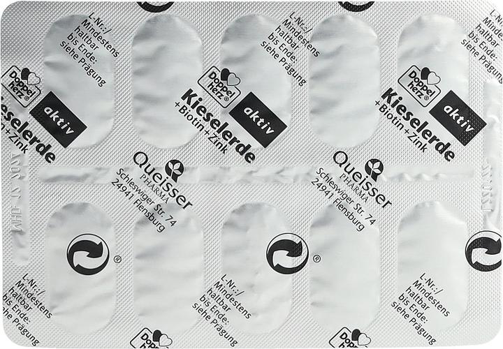 Image du produit Doppelherz Silice + Biotine + Zinc en comprimés, 40 comprimés (40 pièce(s), Cachets)