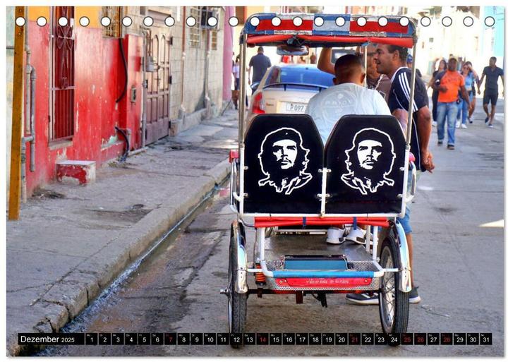Image du produit CHE - Ernesto Che Guevara in Kuba (Tischkalender 2025 DIN A5 quer), Monatskalender (A5)