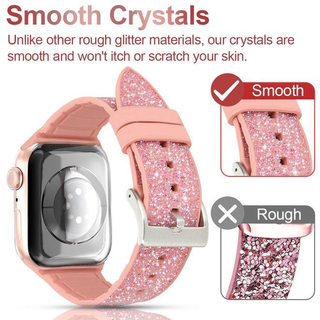 Produktbild Kingxbar Glitter Watch Band Series (38 mm, 40 mm, Silikon)