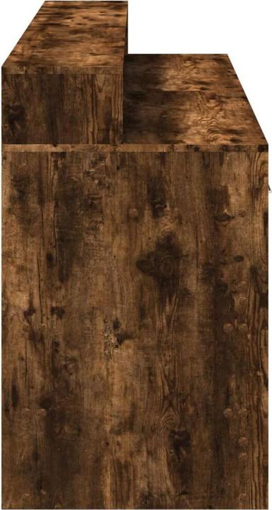 Actual product image vidaXL LED desk Computer desk Office desk Smoked oak