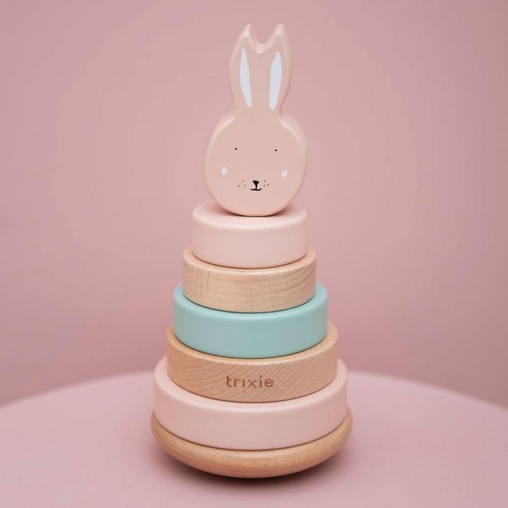 Actual product image Trixie Baby Wood stacking toy