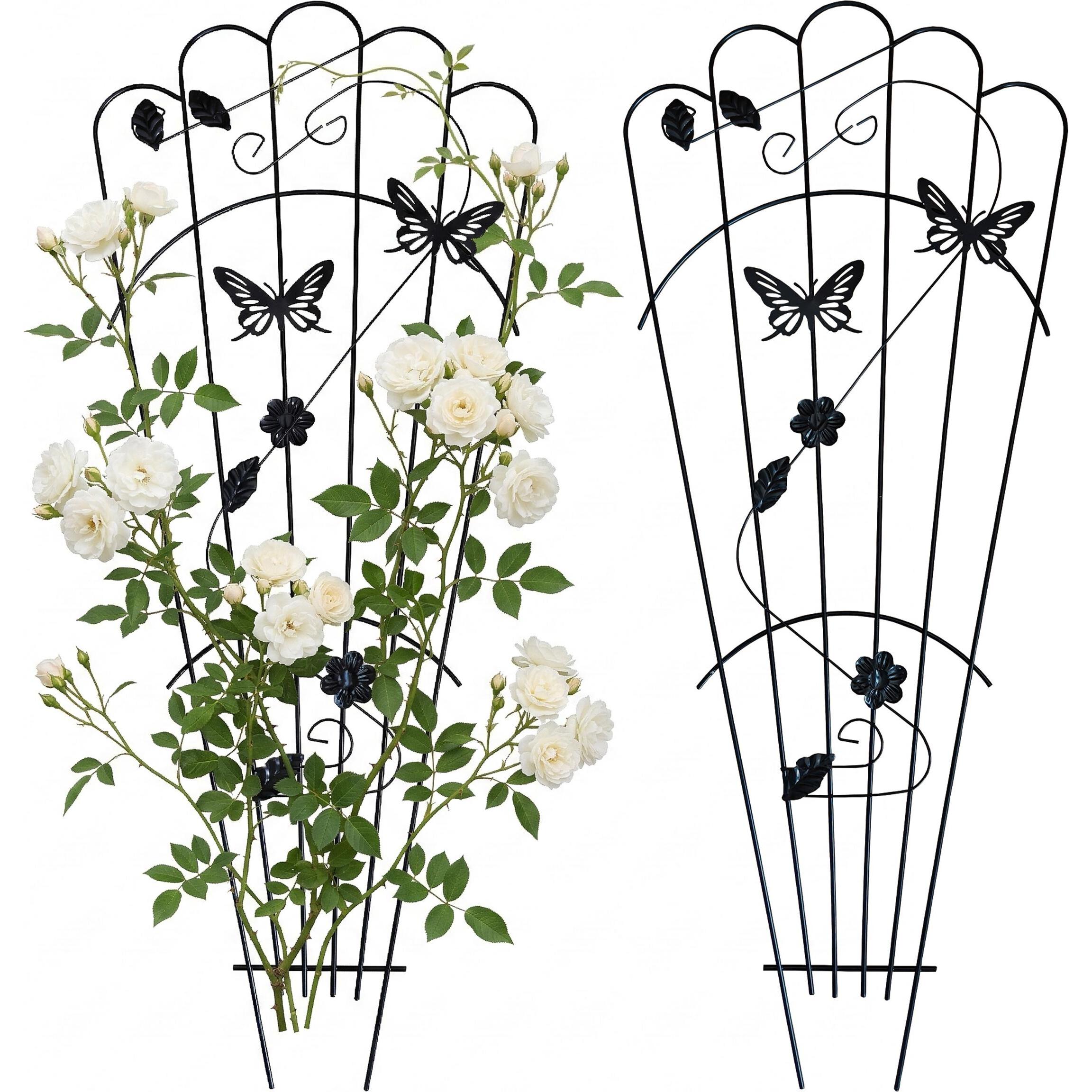 Relaxdays, Accessori per piante, 2x griglie (1 cm, 37 cm)