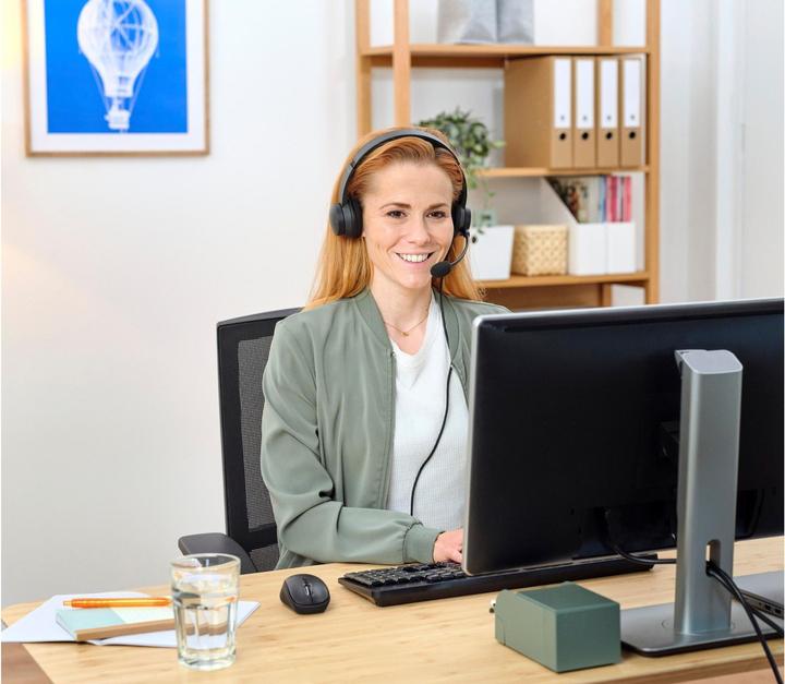 Actual product image Trust HS-260 USB-ENC PC HEADSET (Cable, USB-A)