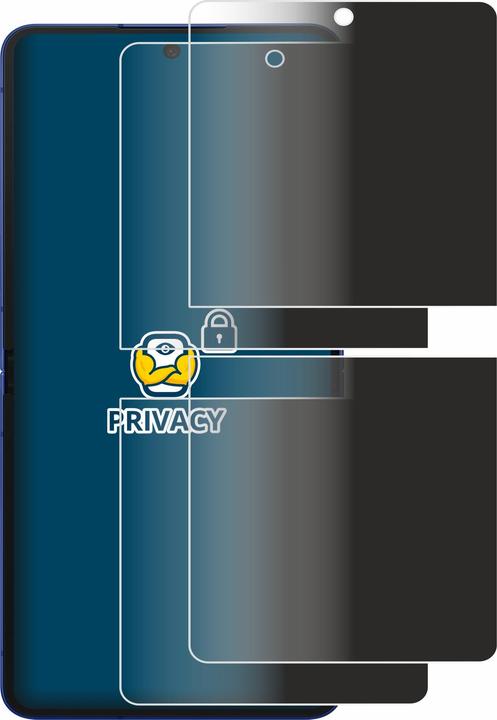 Produktbild BROTECT Sichtschutzfolie Anti-Spy Privacy Folie Blaulicht-Schutz (2 Stück, Samsung Galaxy Z Flip7)