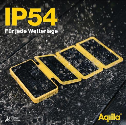 Produktbild Aqiila Powerbird BS10 - solar powerbank 10000 mAh (10000 mAh, 6 W, 37 Wh)