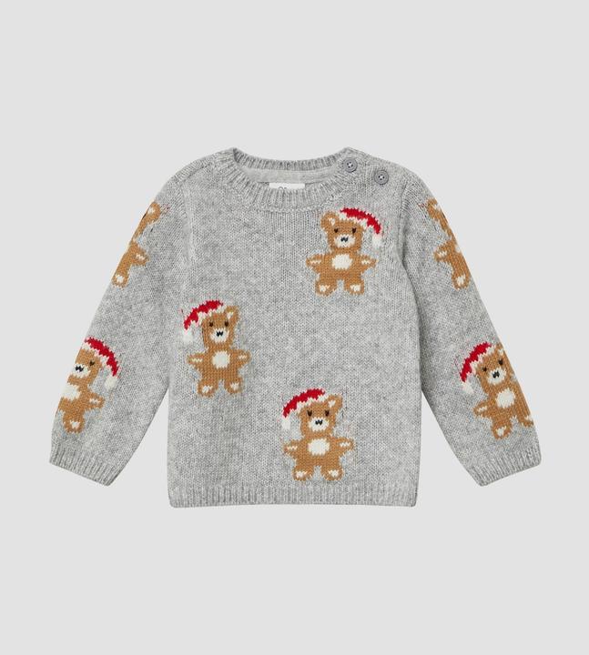Produktbild s.Oliver Strickpullover Unisex Strickpullover mit Weihnachtsmotiven (68)
