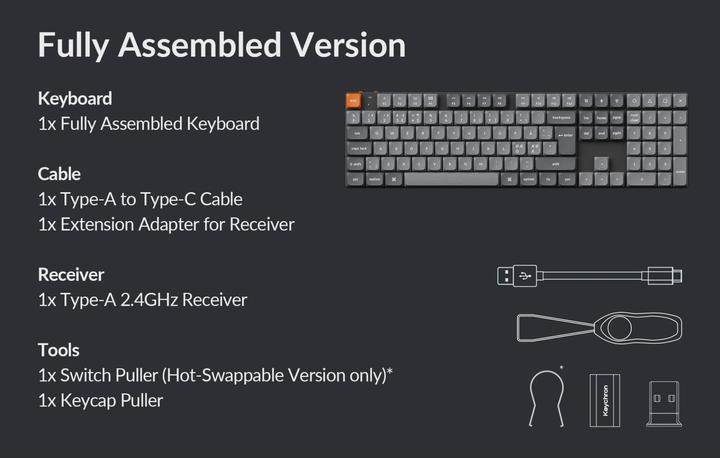 Produktbild Keychron K5 Max (CH, Kabelgebunden, Kabellos)
