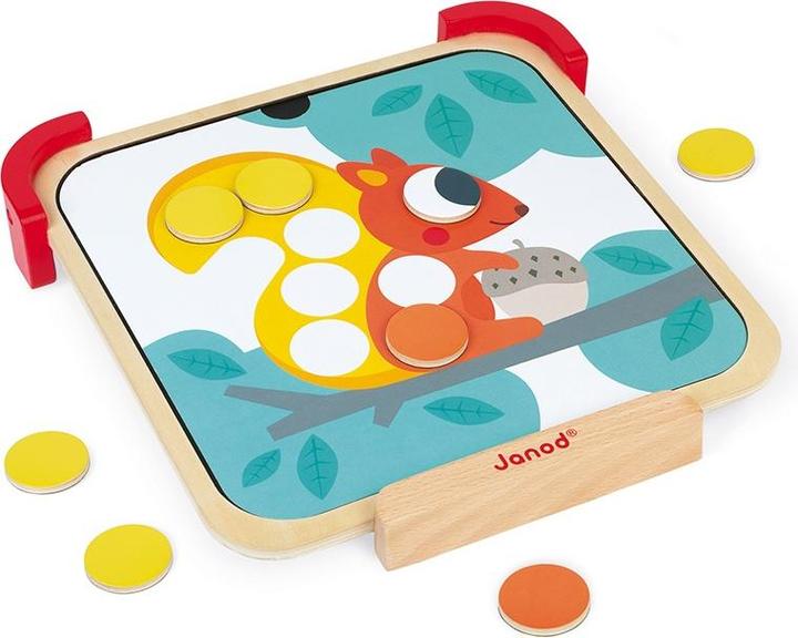 Produktbild Janod Magnetspiel Farben und Formen (Deutsch, Englisch, Französisch, Italienisch, 2 - 5 Jahre)
