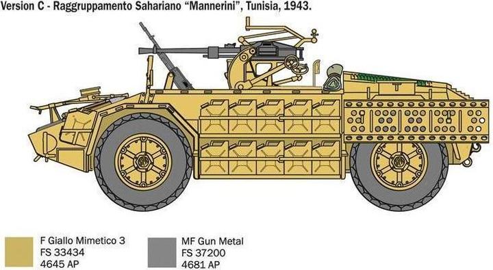 Produktbild Italeri AS 42 Sahariana