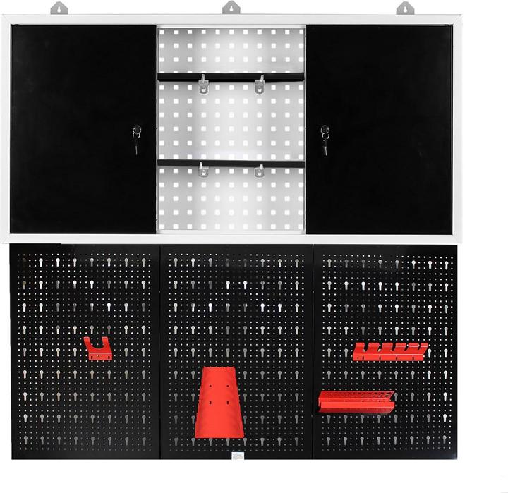 Immagine prodotto XPOtool Set di pareti e armadietti per attrezzi Parete perforata Armadio pensile da officina