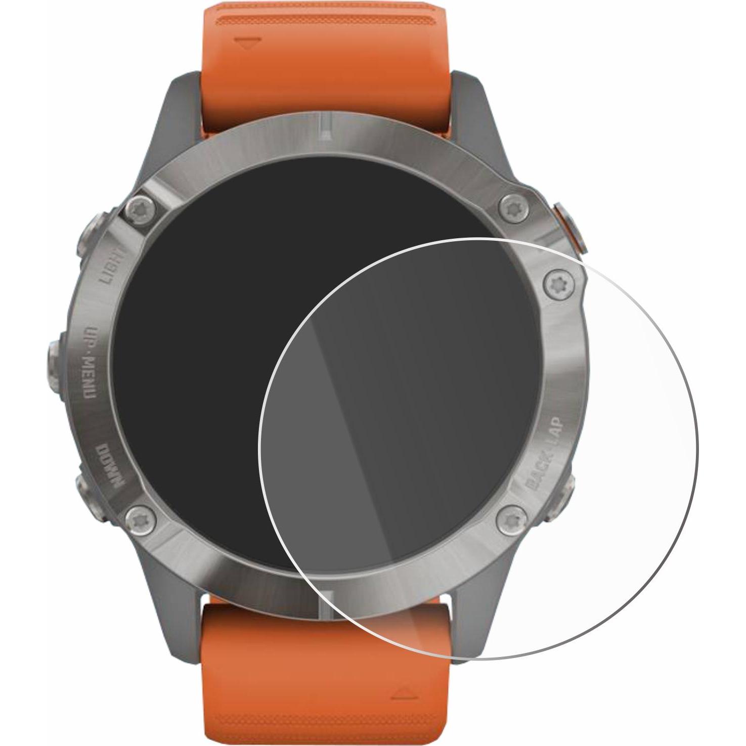 Thumbnail - Savvies Panzerglas Hartglas Displayschutz, Smartwatch Schutzfolie, Transparent