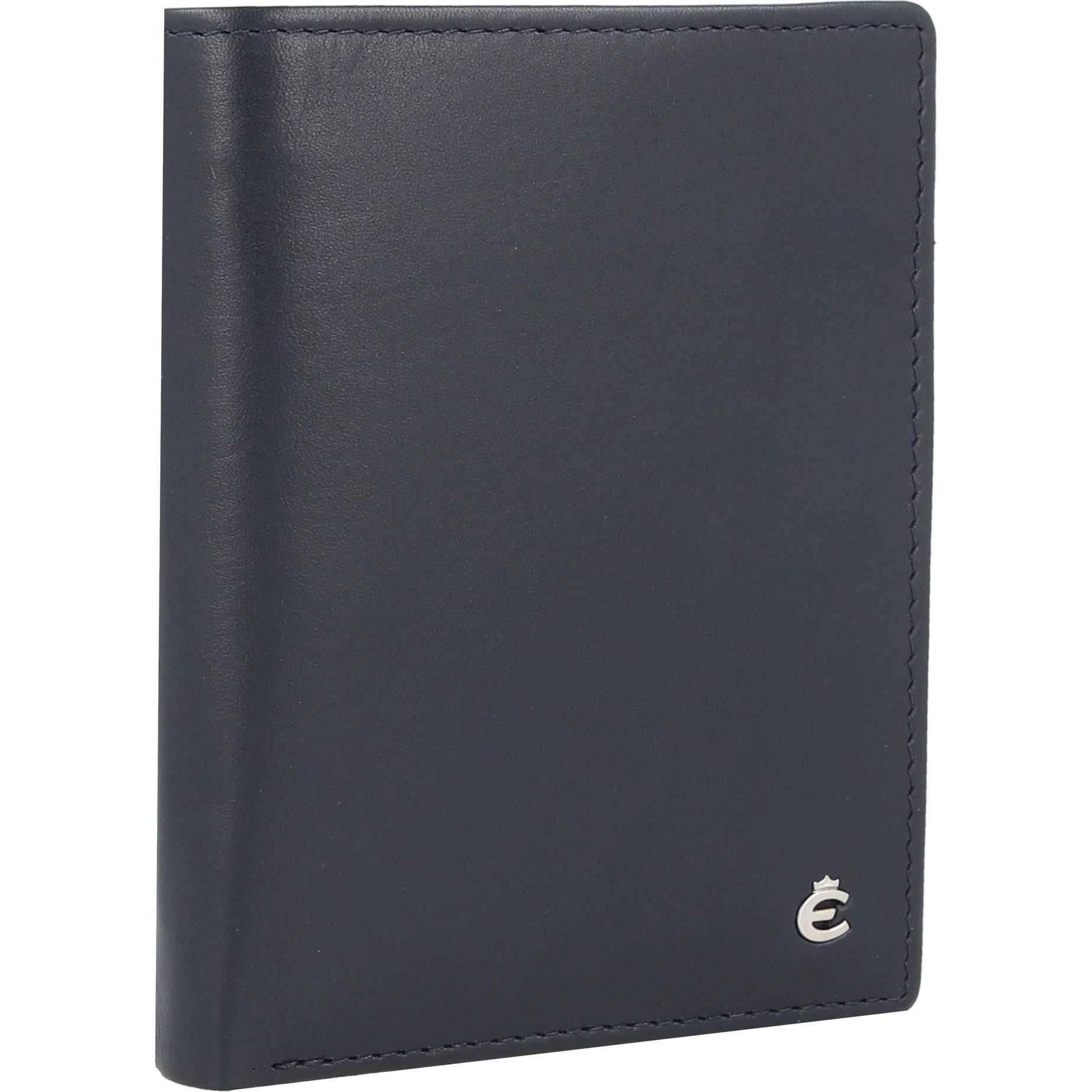Thumbnail - Esquire, Herren, Portemonnaie, Harry Geldbörse Leder 9,3 cm, Blau