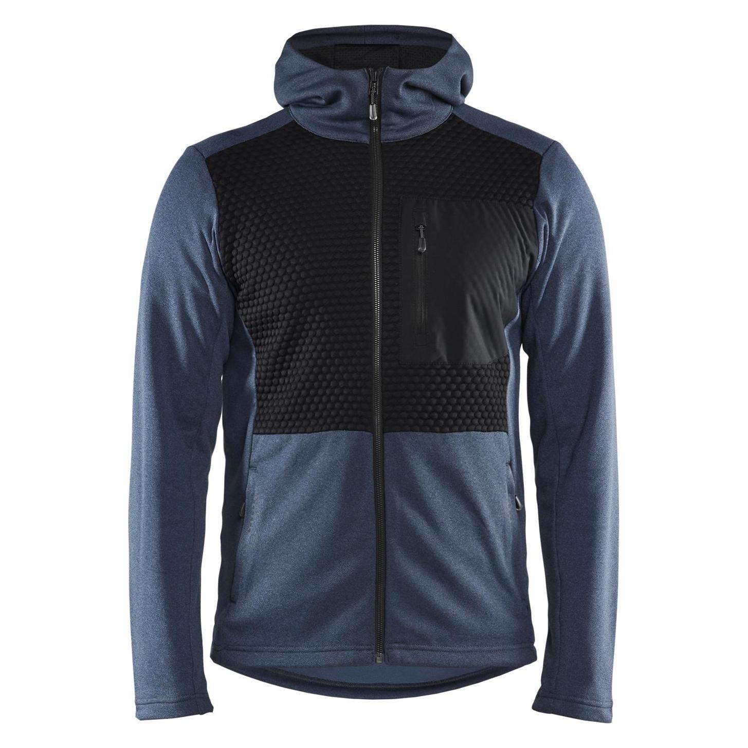 Blakläder, Herren, Pullover, Numbe, Blau, Schwarz, (L)