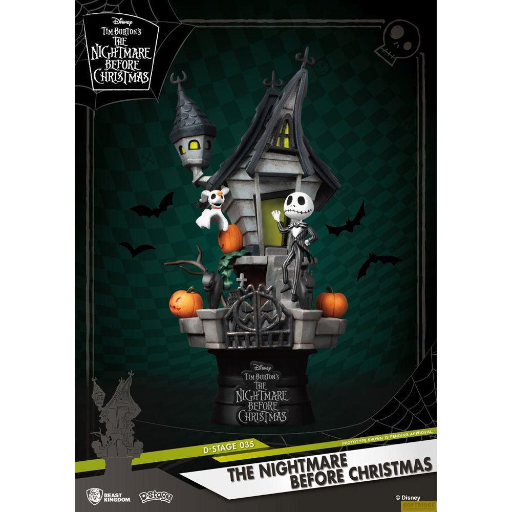 Beast Kingdom Multicolore L'insolito Noël Di Mr Jack Diorama In Pvc D-Stage La Casa Stregata Di Jack 15 Cm