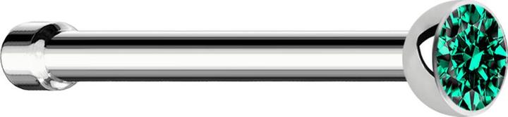 Immagine prodotto Star Piercing Borchia da naso dritta in argento con cristallo turchese (senza ottone, Acciaio chirurgico 316L)
