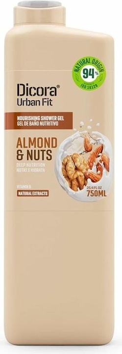 Produktbild Dicora UF Duschgel mit Vitamin B Mandeln & Nüssen 750ml (750 ml)