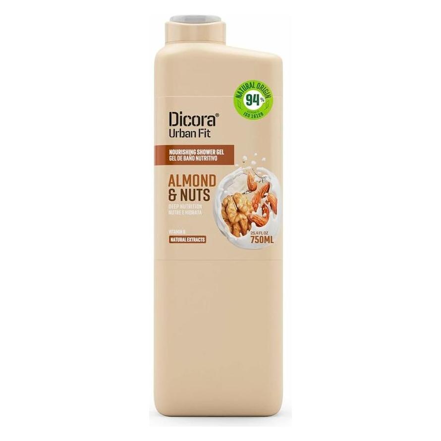 Dicora, Schoonheidsgeschenkset, Uf Douchegel Met Vitamine B Amandelen & Noten 750ml