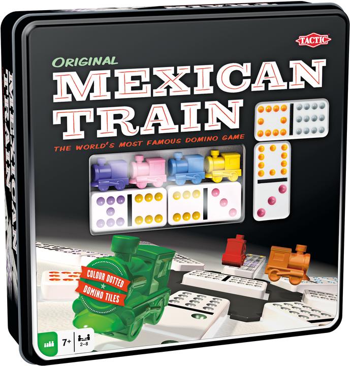 Tactic Mexican Train Tin Box (English, German, French, Italian)