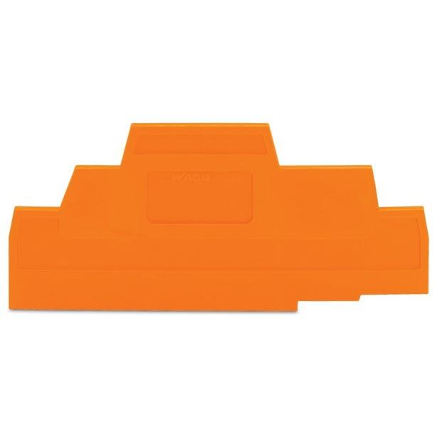 25x Wago Abschlussplatte, Elektronikzubehör + Gehäuse, Orange