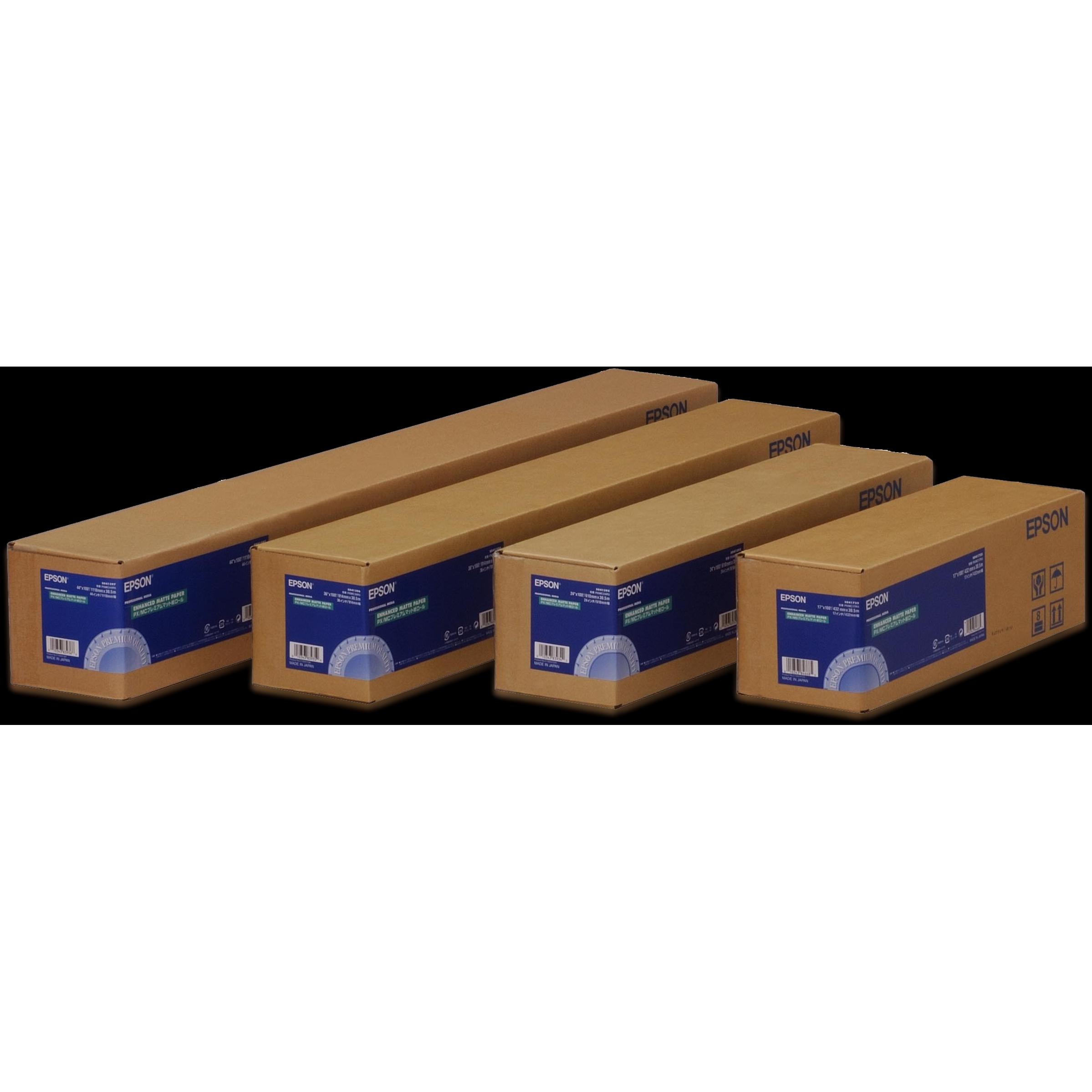 Epson, Plotterpapier, S042135 Enhanced matte Papier inkjet 189g/m2 1626mm x 30.5m 1 Rolle Pack (189 g/m², 3050 cm, 162.6...