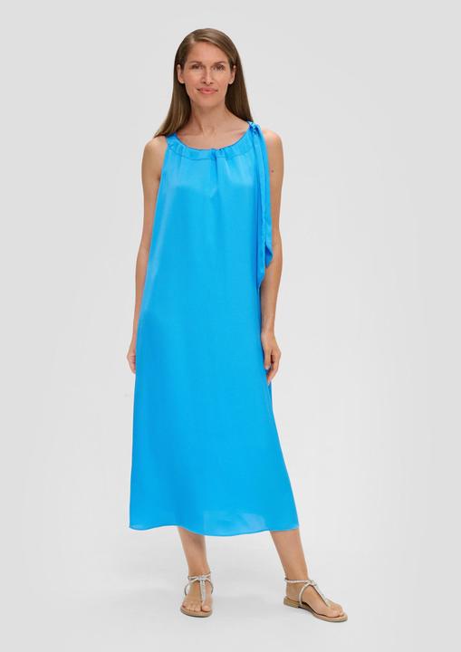 Image du produit S.Oliver Kleid Gefüttertes Satinkleid mit Raffung (40)