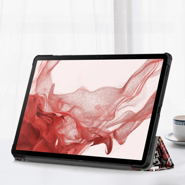 Produktbild Cover-Discount Galaxy Tab S9+ - Tri-fold Smart Case Comics (Samsung Galaxy Tab S10+, Samsung Galaxy Tab S9+)