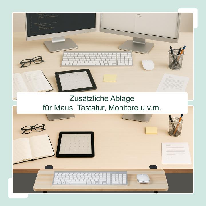 Image du produit Relaxdays Schreibtischverlängerung zum Anklemmen