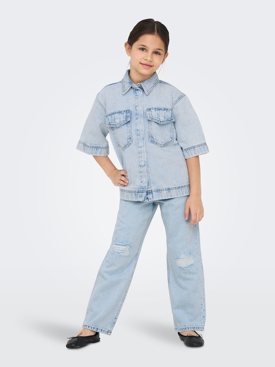 Produktbild Only KOGSOPHIE Jeanshemd Jeanshemd (140)