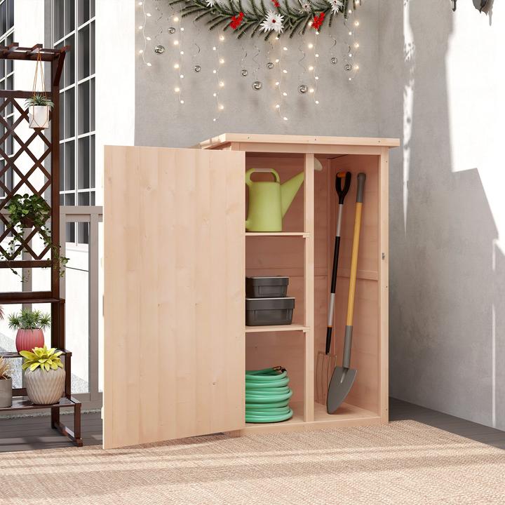 Image du produit Outsunny Abri à outils avec étagères