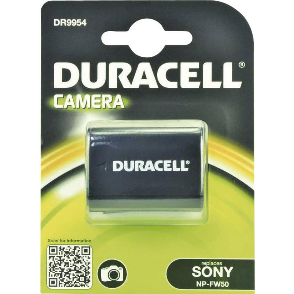 Duracell Np-Fw50 (Batteria della fotocamera), Alimentatore fotocamera, Nero