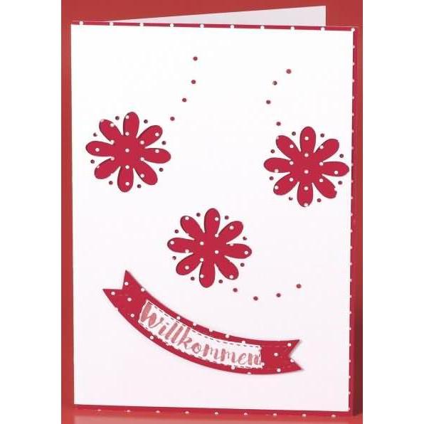 Heyda, Locher, Flexi-Stanzer Klee 4cm 203687771 Blume