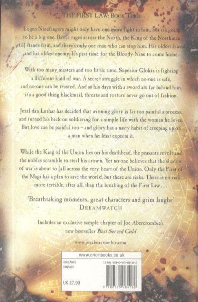 Produktbild Last Argument of Kings (Englisch, Joe Abercrombie, 2009)
