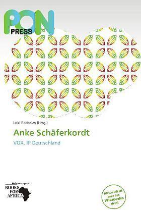 Produktbild Anke Sch Ferkordt (Deutsch, 2011)