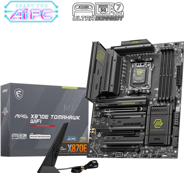 Produktbild MSI MAG X870E TOMAHAWK WiFi (AM5, AMD X870E, ATX)